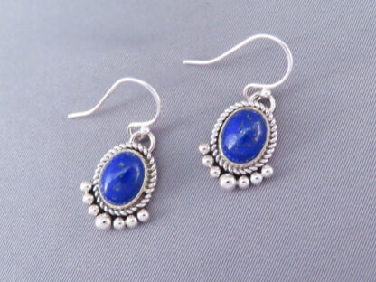 Artie Yellowhorse Lapis & Sterling Silver Earrings