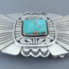 Darling Darlene Turquoise Belt Buckle by Leonard Nez