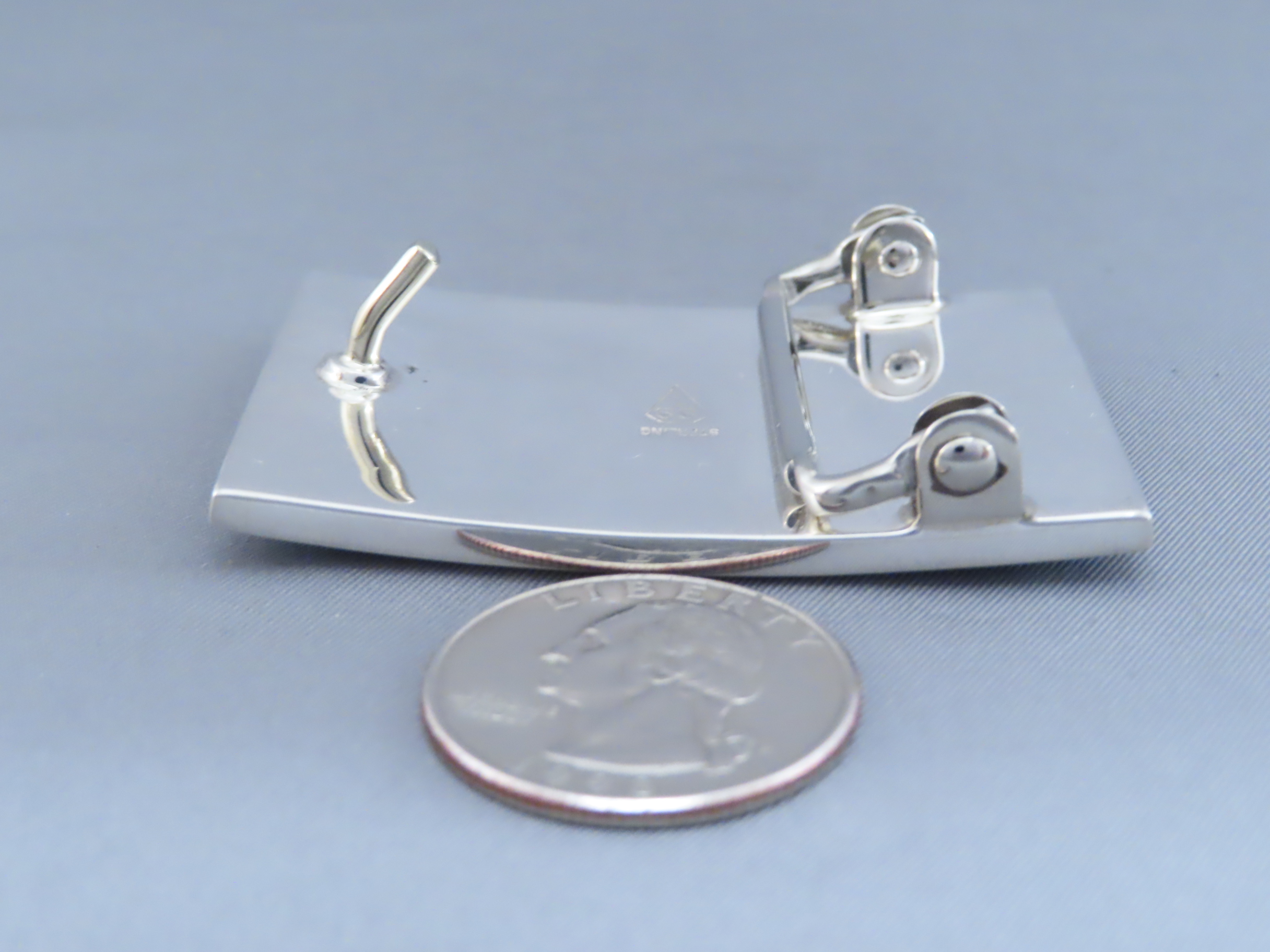 Black Jade & Turquoise Inlay Belt Buckle