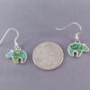 Sonoran Gold Turquoise Inlay BEAR Earrings