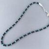 Black Onyx Necklace with Accents by Desiree Yellowhorse (Dainty)