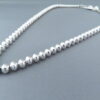 Navajo Pearls – Sterling Silver Bead Necklace by Artie Yellowhorse (20″)