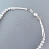 Navajo Pearls – Sterling Silver Bead Necklace by Artie Yellowhorse (20″)