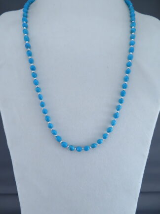 Single-Strand Sleeping Beauty Turquoise Necklace