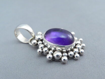Artie Yellowhorse Amethyst Pendant