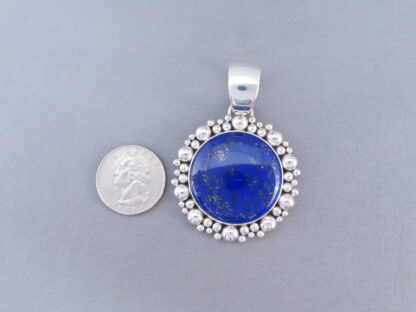 Lapis & Sterling Silver Pendant