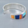 Inlaid Multi-Color Cuff Bracelet