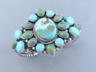 Royston Turquoise Cuff Bracelet by Derrick Gordon