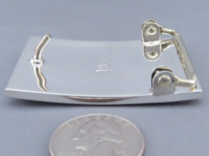 Multi-Stone Inlay Belt Buckle featuring Turquoise