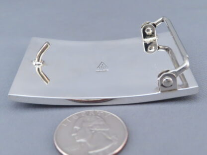 Turquoise Inlay Belt Buckle