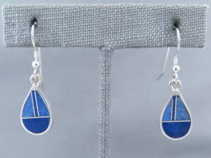 Lapis Inlay ‘Teardrop’ Earrings