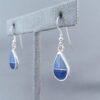 Lapis Inlay ‘Teardrop’ Earrings