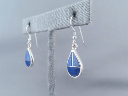 Lapis Inlay ‘Teardrop’ Earrings