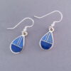 Lapis Inlay ‘Teardrop’ Earrings