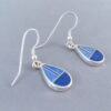 Lapis Inlay ‘Teardrop’ Earrings
