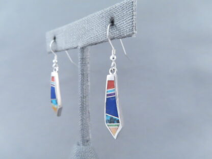 Inlaid Multi-Color Earrings