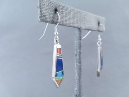 Inlaid Multi-Color Earrings