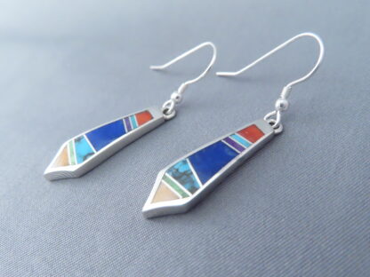 Inlaid Multi-Color Earrings