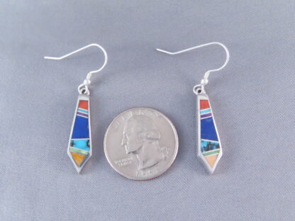 Inlaid Multi-Color Earrings