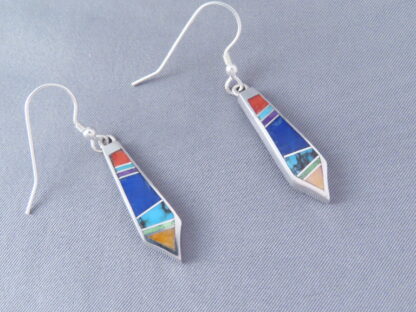 Inlaid Multi-Color Earrings