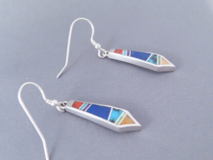 Inlaid Multi-Color Earrings