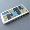 Multi-Stone Inlay Money Clip with Turquoise
