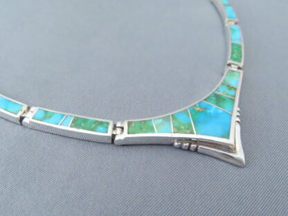 Necklace with Sonoran Gold Turquoise Inlay