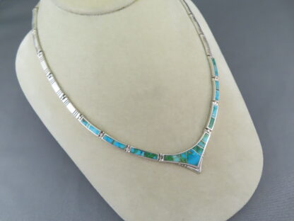 Necklace with Sonoran Gold Turquoise Inlay