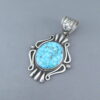 Gorgeous Pendant with Kingman Turquoise (Larger)