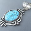 Gorgeous Pendant with Kingman Turquoise (Larger)