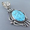 Gorgeous Pendant with Kingman Turquoise (Larger)