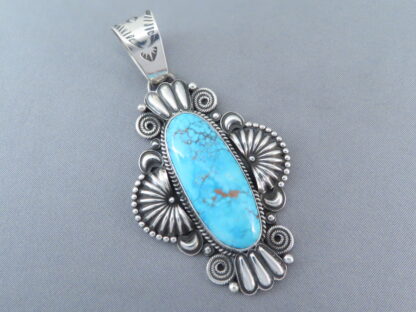 Sterling Silver/Kingman Turquoise Pendant