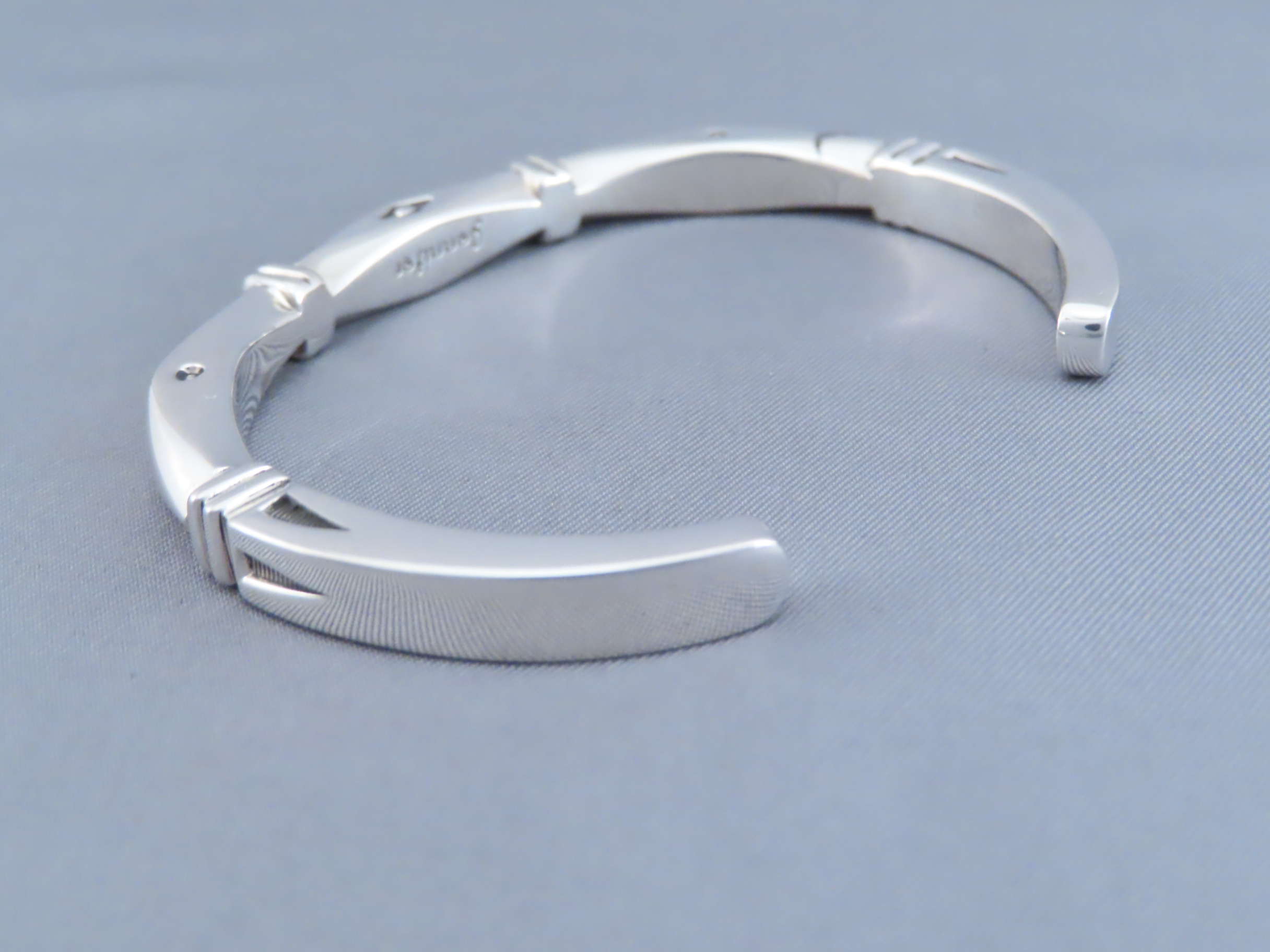 Sterling Silver Cuff Bracelet by Jennifer Curtis (slightly heavier)