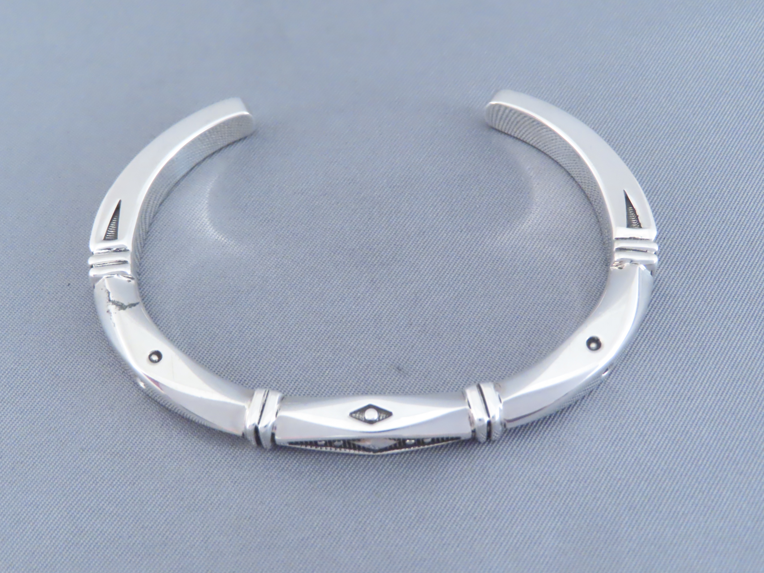 Sterling Silver Cuff Bracelet by Jennifer Curtis (slightly heavier)