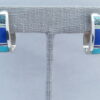 Inlaid Multi-Stone Earrings (Huggies)