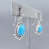 LOVELY Sleeping Beauty Turquoise Earrings by Artie Yellowhorse
