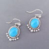 LOVELY Sleeping Beauty Turquoise Earrings by Artie Yellowhorse