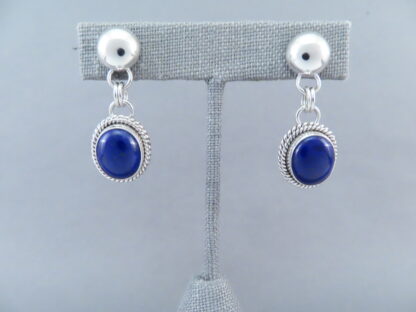 Lapis & Sterling Silver Earrings by Artie Yellowhorse