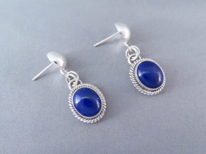 Lapis & Sterling Silver Earrings by Artie Yellowhorse