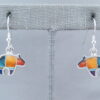 Inlaid Multi-Color Earrings (Bears)