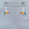 Inlaid Multi-Color Earrings (Bears)