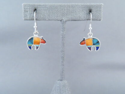 Inlaid Multi-Color Earrings (Bears)