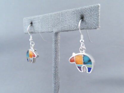 Inlaid Multi-Color Earrings (Bears)