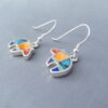 Inlaid Multi-Color Earrings (Bears)