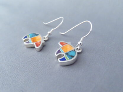 Inlaid Multi-Color Earrings (Bears)