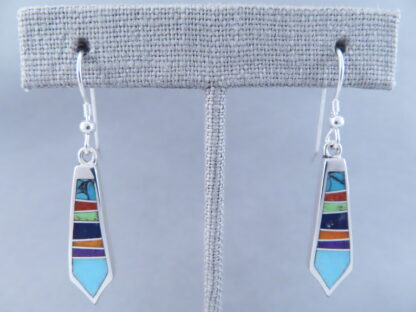 Inlaid Multi-Color Earrings