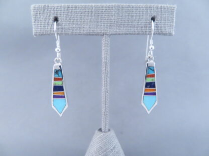 Inlaid Multi-Color Earrings