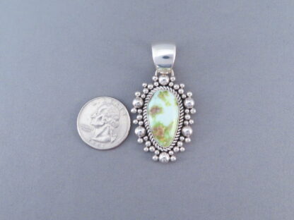 Palomino Variscite Pendant by Artie Yellowhorse