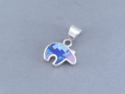 Little Inlay Bear Pendant