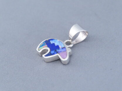 Little Inlay Bear Pendant